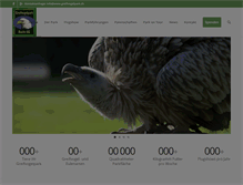 Tablet Screenshot of greifvogelpark.ch